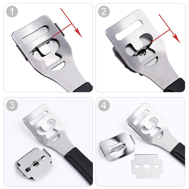 Stainless Steel Foot Skin Shaver Corn Cuticle Cutter Remover Rasp Pedicure File Foot Callus 10 Blades Foot Care Tool