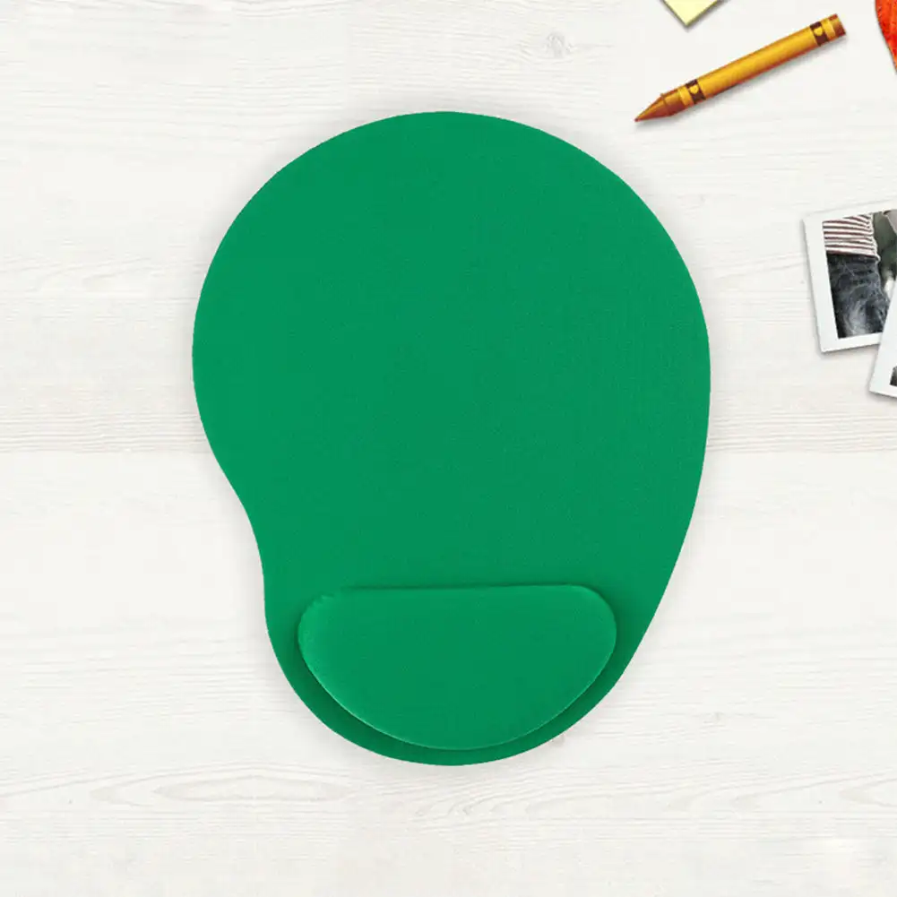 Computerspel Muismat Milieu Eva Ergonomische Muismat Polskussen Effen Kleur Comfortabele Muismatten Voor Kantooraccessoires: Kaki
