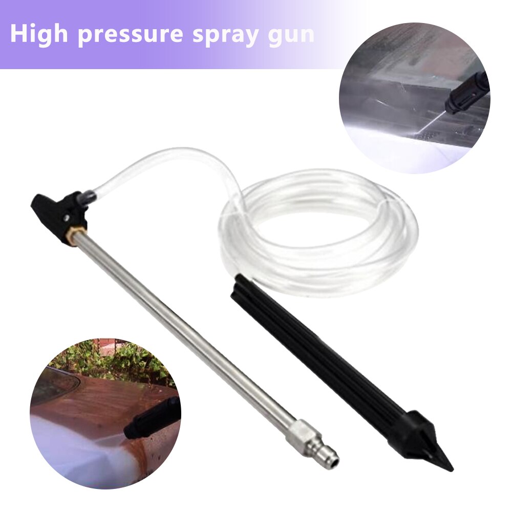 Portable Sand Blaster Wet Blasting Washer Sandblasting Device Kit High Pressure Spray Gun with Water Pipe 275Cm Clean Tools
