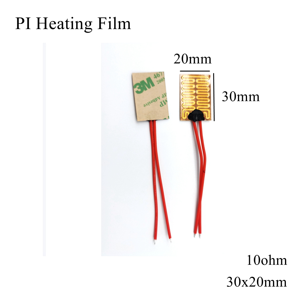 5V 12V 24V PI folia grzewcza płyta poliimidowa ogrzewanie elektryczny podgrzewany Panel Pad Mat Electrotherma elastyczna folia samoprzylepna grzałka oleju: 63x49.5mm