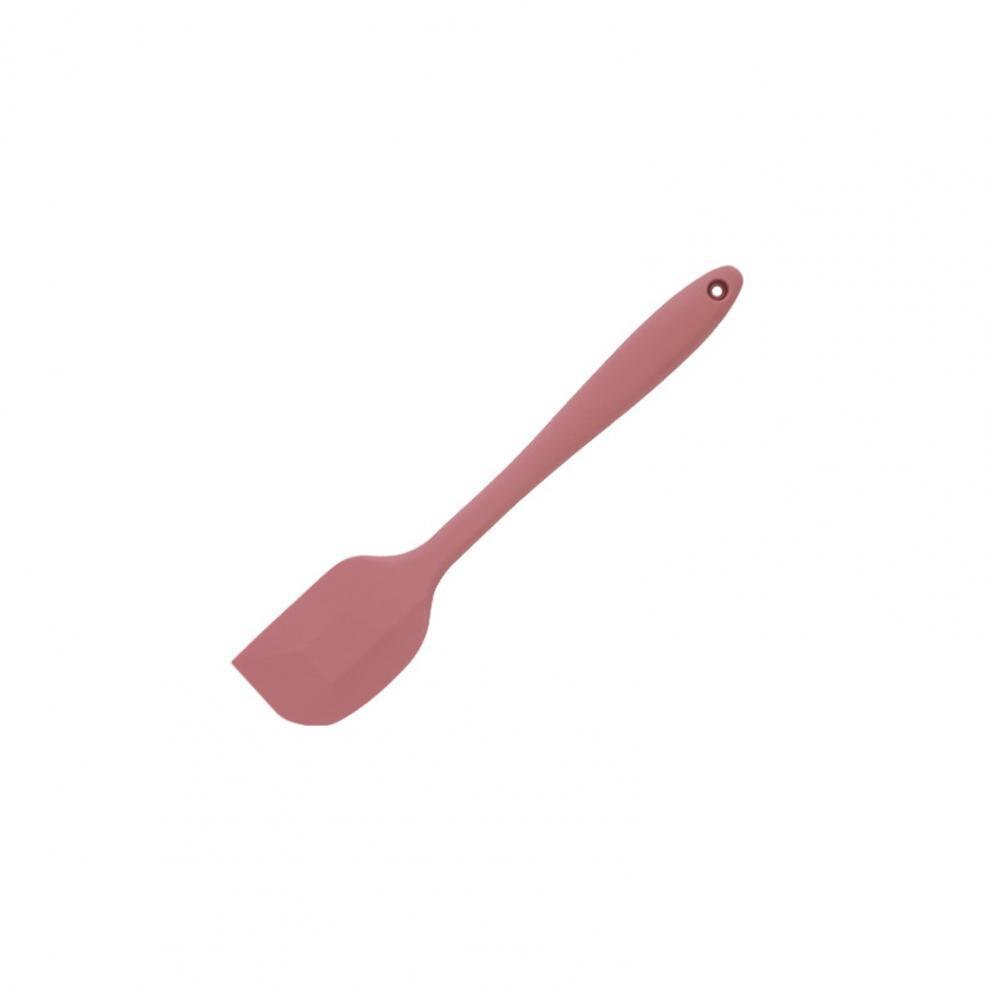 Multicolor 20.5*4Cm Food-Grade Siliconen Taart Spatel Non-stick Mengen Boter Beslag Cookie Pastry Schraper keuken Bakken Tools: Wine Red / L