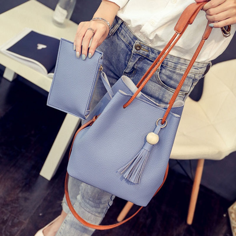 Newly Women Shoulder Bag with Handbag Set Tote Messenger Satchel Crossbody Bags CLA88