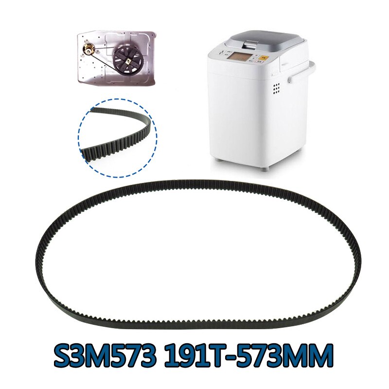 1pcs S3M573 191T Bread Maker Belt Spare Parts Breadmaker Conveyor Belts Kitchen Appliance Accessories Bread Machine Parts