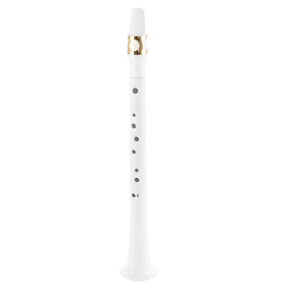 Pocket sax mini saxofon sax portabel liten saxofon med bärväska träblåsinstrument svart/vit: Stil 3