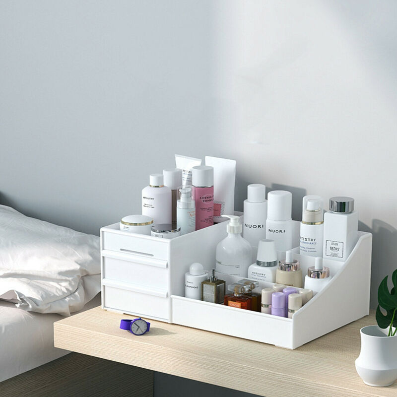Plastic Huis Lade Bureau Desktop Storage Box Organiser Clear Acryl Make-Up Organisator Voor Cosmetische