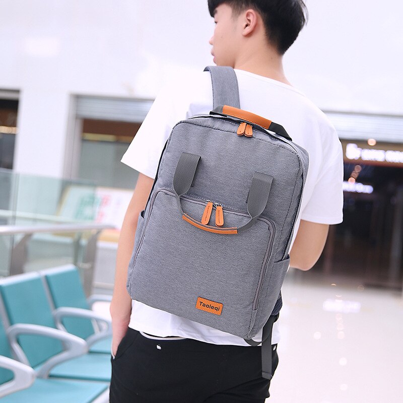 Canvas Men's Backpack School Bags For Teenage Girls Boys Waterproof School Bag Laptop Backpack Women Mochila