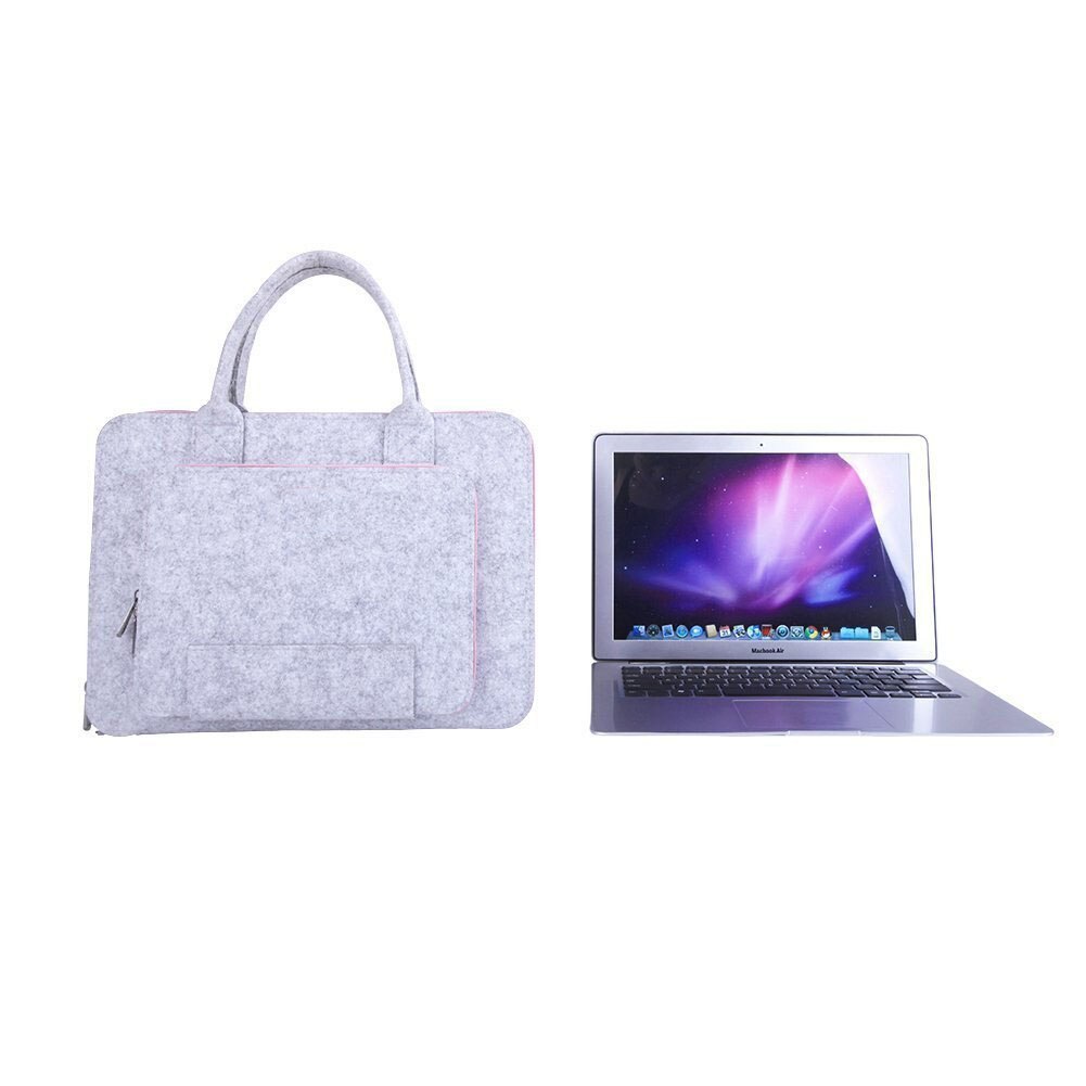 11/13/15.6/17 tuuman kannettavan tietokoneen laukku, huopa kannettava tietokonelaukku kannettavan tietokoneen laukku kantolaukku kahvalla asus / lenovo