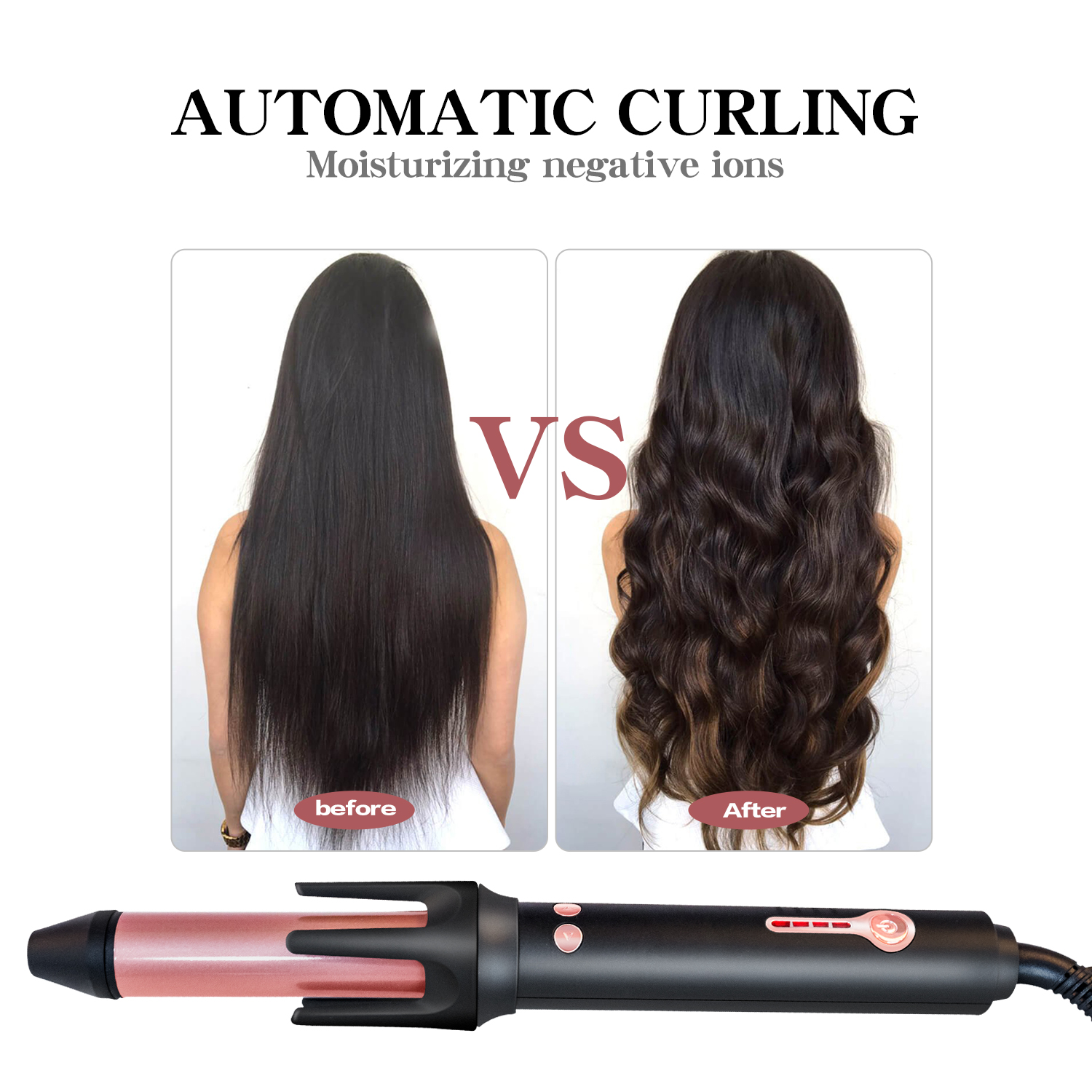 Automatische Hair Curler 360 Roterende Auto Krultang Wand Keramische Haar Waver Krultang Krimpen Hair Iron Styling Tools