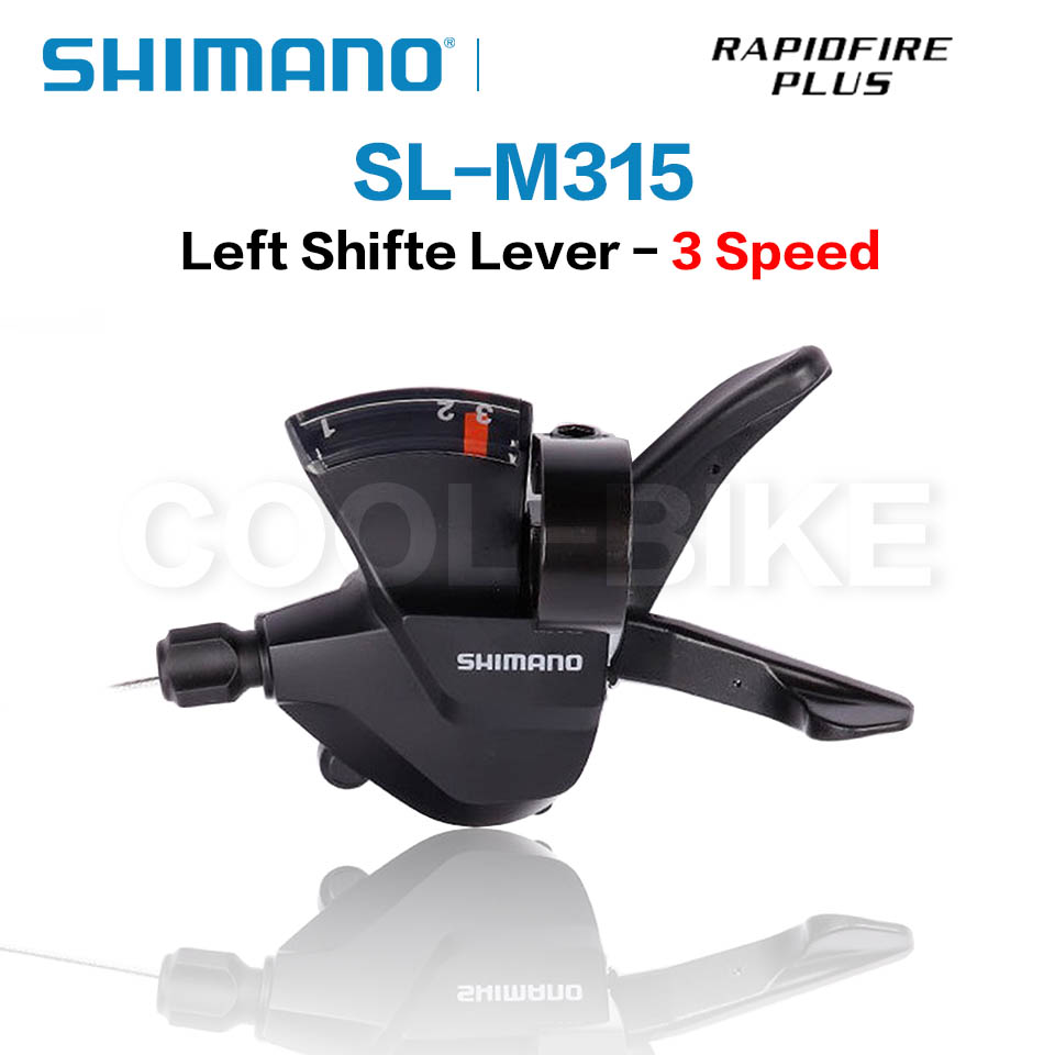 SHIMANO Altus SL-M315 SL-M310 MTB Shifter 2X7 2X8 3x7 3x8 2 3 7 8 14 16 21 24 S Speed Mountain Bike Shift Lever Trigger Set: Left 3 speed