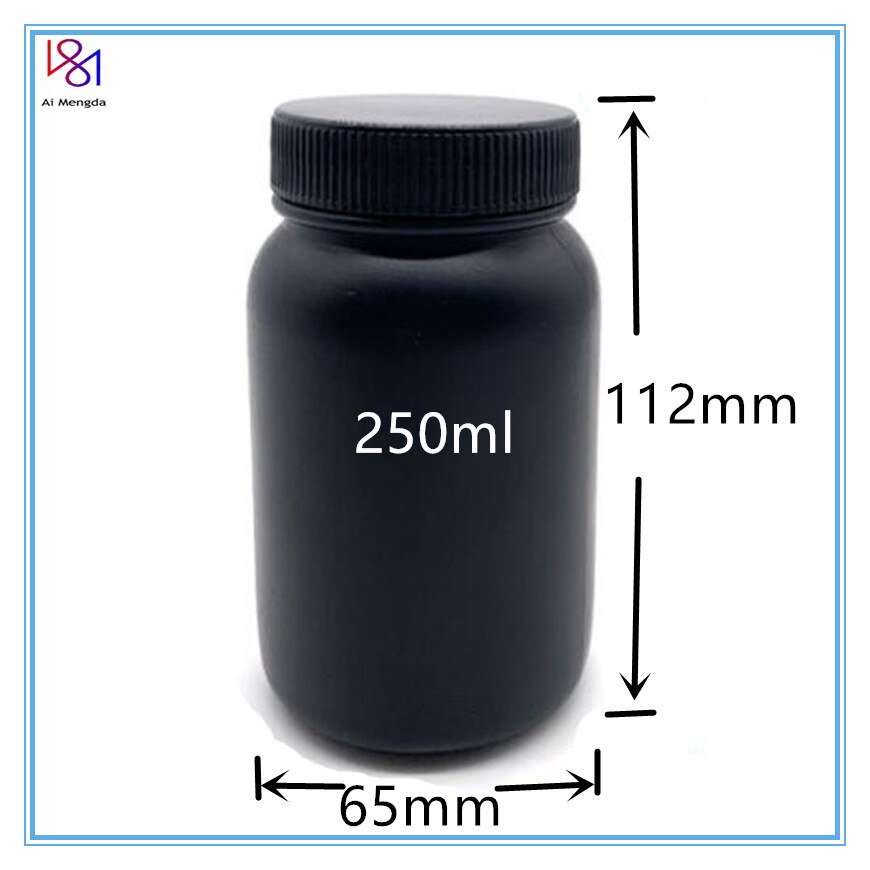 til enhver kubisk foton foton -s 3d skriver sla harpiks spesial tom flaske 3d skrivertilbehør uv sensitiv harpiks tom flaske: 250ml