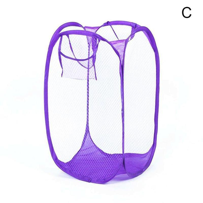 Cesta de ropa sucia plegable para niños, cesta de almacenamiento de ropa sucia, de nailon, juguetes de almacenamiento para el hogar, varios colores, V9C5: Purple