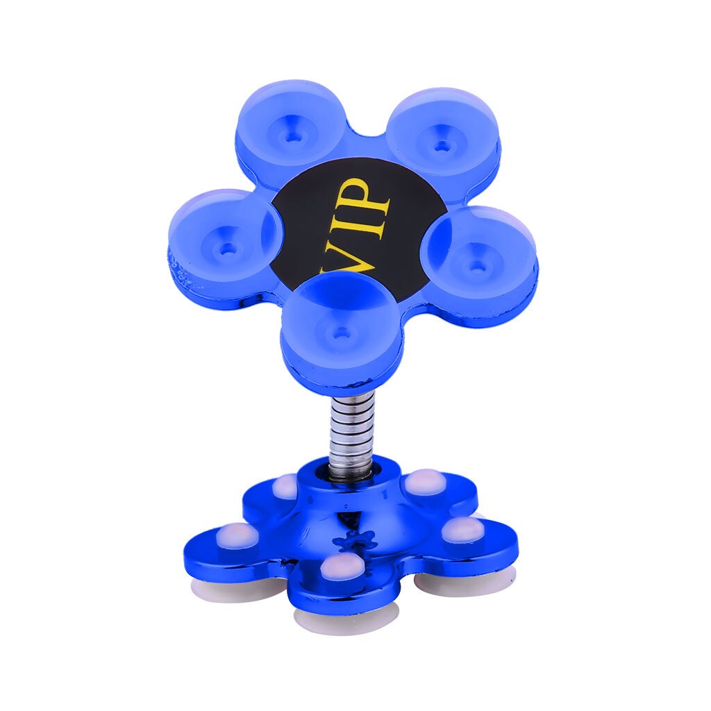 Auto Houder Universal In Car Sucker Stand Houder 360 Draaibare Multiangle Telefoon Houder Auto Smartphone Houder Zuignap: Blauw