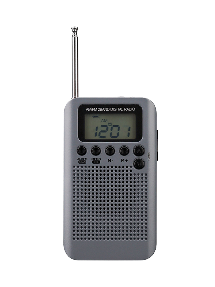 1pc AM FM Portable Radio Transistor Radio With Loud Speaker and phone Jack 2AAA Battery（ Without Battery)Operated