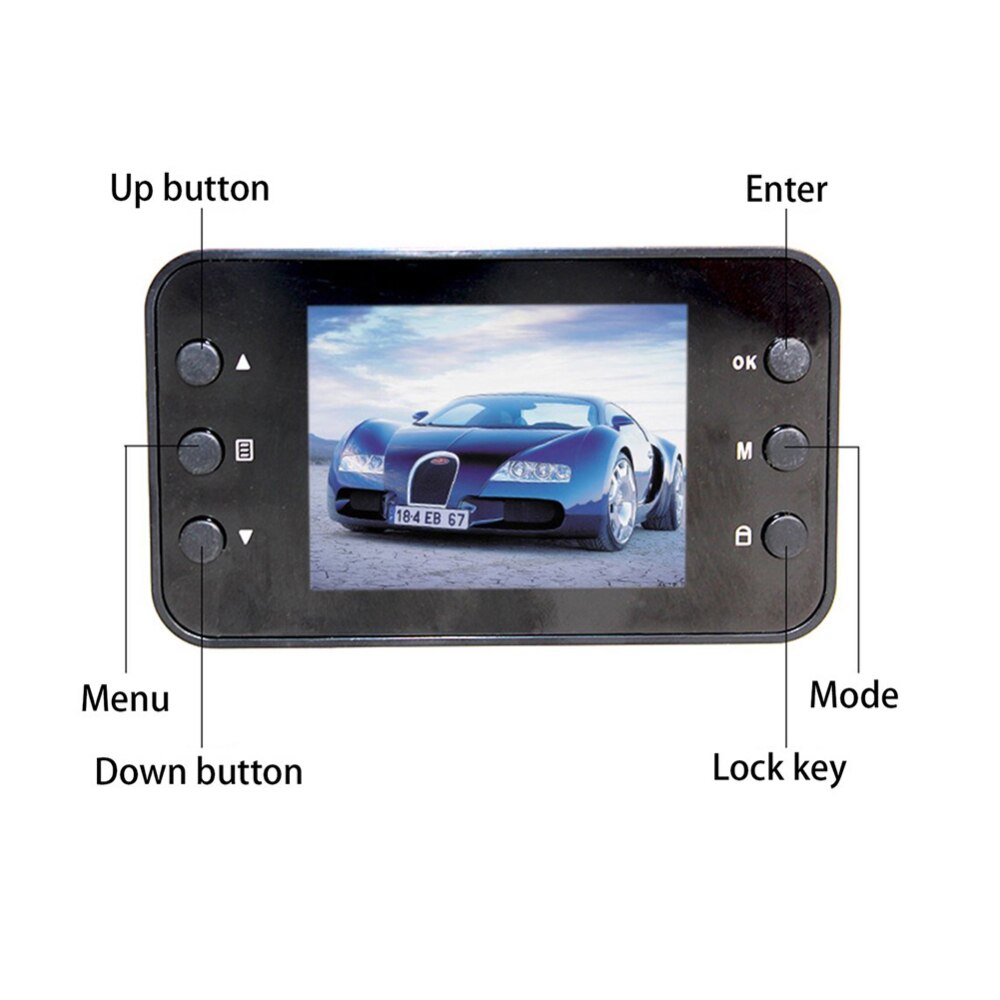 DVR Mini Car Camera Recorder Camcorder 2.4" 1080 Full HD Drive Auto Tachograph 90 Degree Shooting Angle Night Vision Dash cam