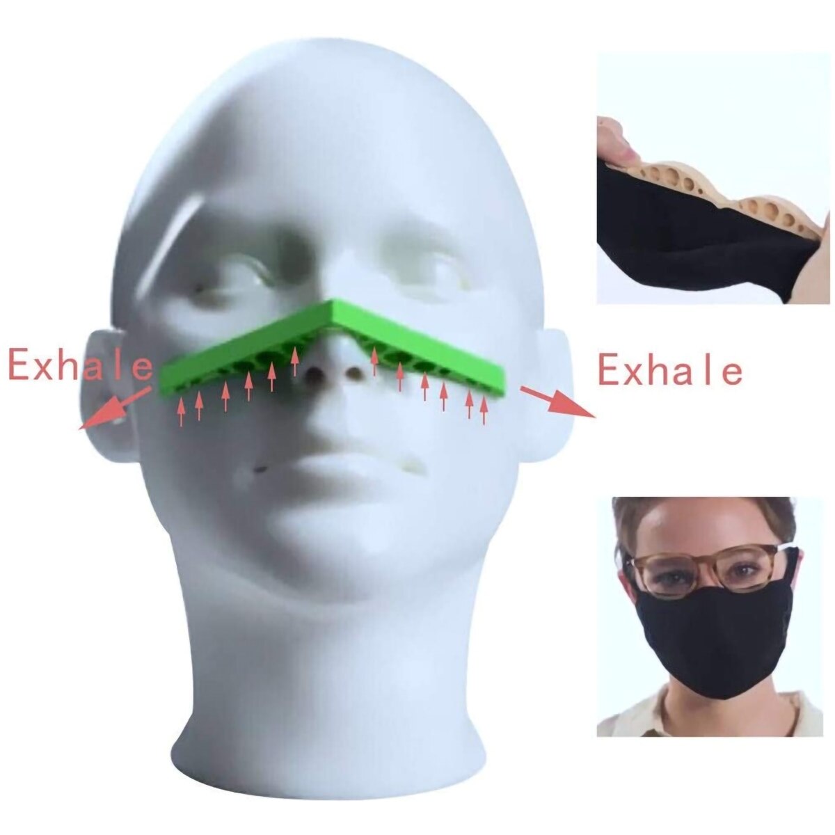 5PCs Face Silicone Nose Bridge Increases Breathing Space To Help Breathe Smoothly Anti-fogging Nose Bridge