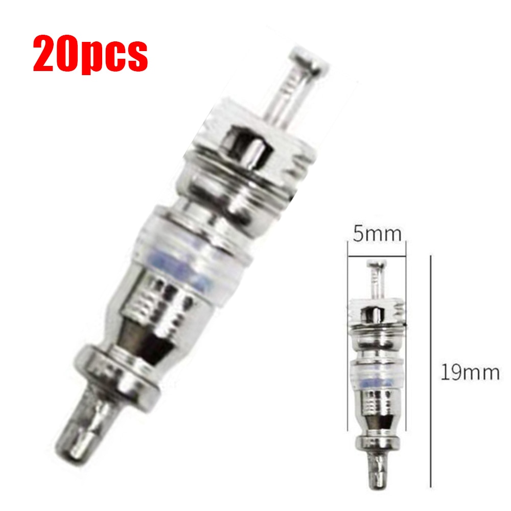 20pcs HVAC Access Valve Cores For R22 R134a R12 1/4-Inch Refrigeration Repair Other HVAC & Refrigeration Parts/Accessories