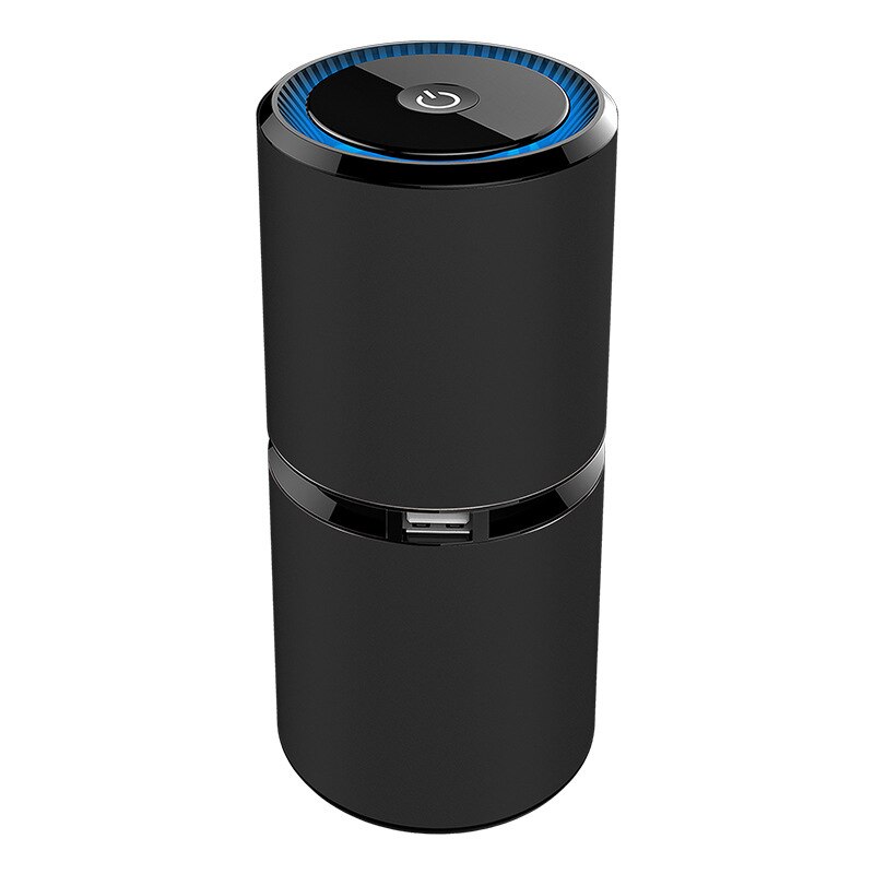 Mini Car Air Purifier Portable Negative Ion Purifiers USB Air Purifier Anion Air Cleaner Freshener for Car Home Office Use: black
