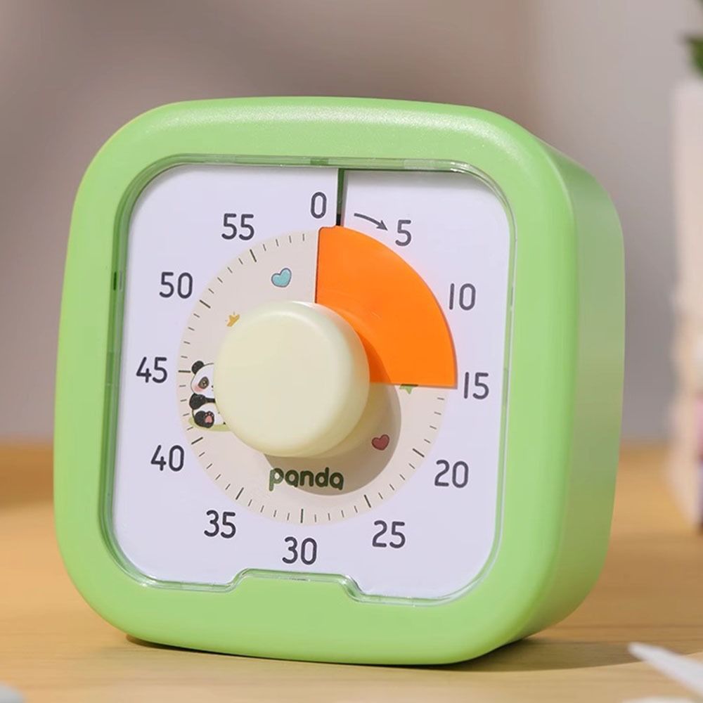 Leiser Betrieb, visueller Schreibtisch-Timer, Zeitmanagement, 60 Minuten Countdown-Timer mit Stand-Visualisierung, Küchentimer