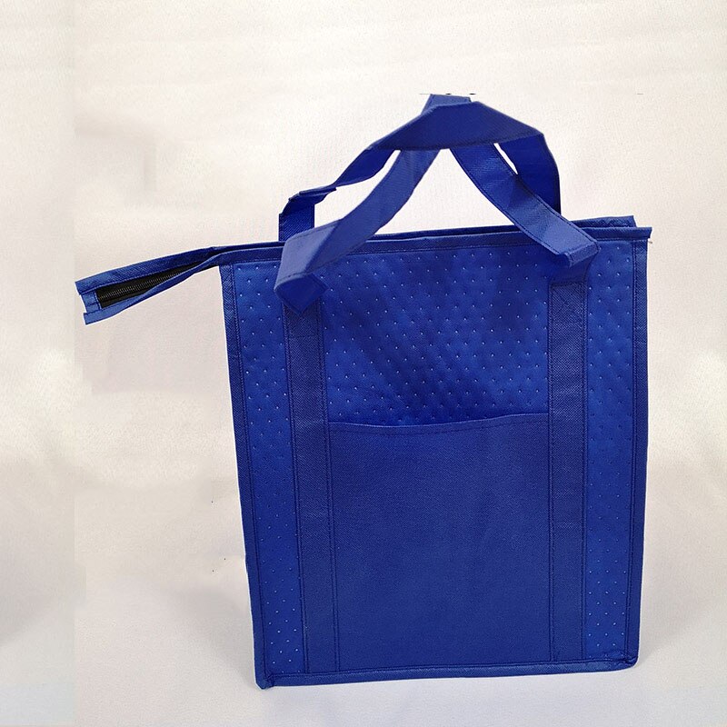 Eco freundliche nicht gewebte kühltasche eis packung lebensmittel wein isoliert kühlen handtasche thermische dosen Halfter Einkaufen tote mittagessen picknick eis tasche