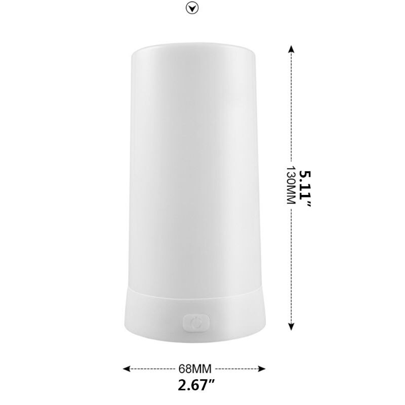 LED Flame Effect Light Bulb USB Rechargeable Battery Operated Flame Bulb Lamp