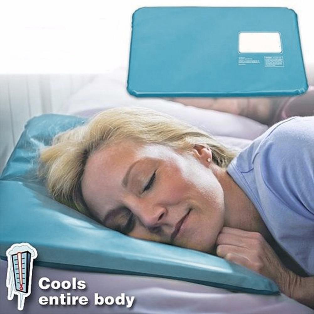 Cooling Pillow Summer Ice-cool Sleep Pillow Orthopedic Soft Health Care Neck Pillow Home Bedding Therapy Insert Sleeping Aid Pad