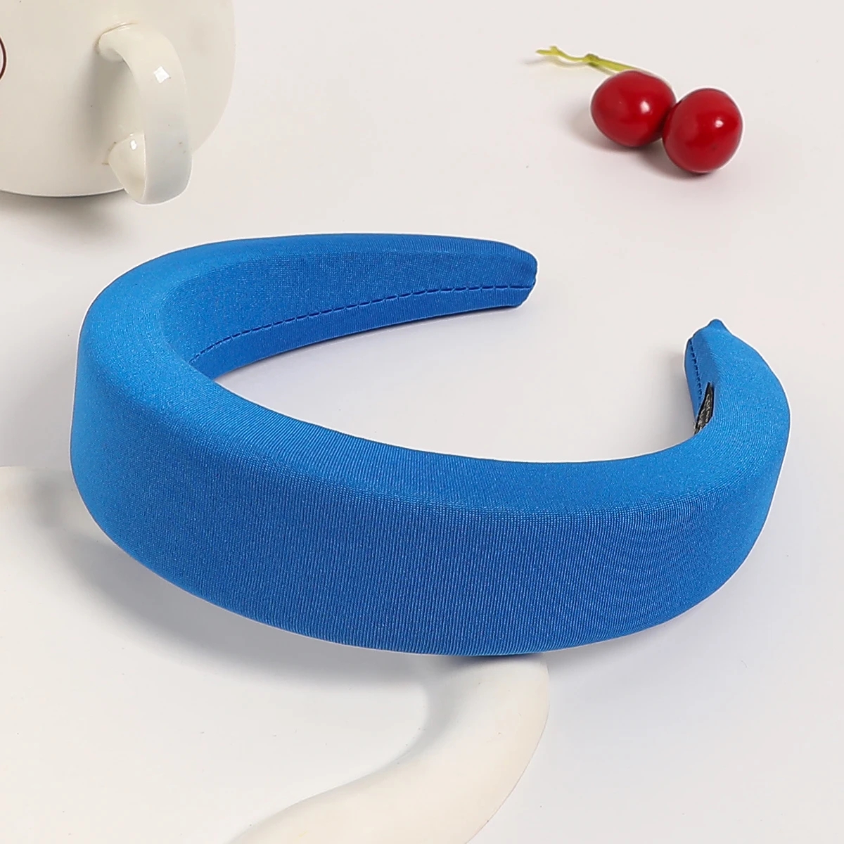 Nuevas diademas acolchadas de para mujer, diademas de bisel ancho, diadema gruesa antideslizante de esponja para niñas, accesorios para el cabello de