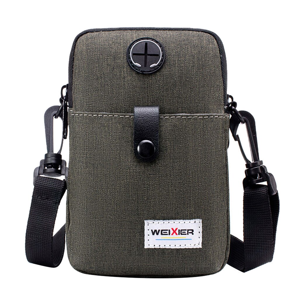 20# Men's Diagonal Mini Shoulder Multifunctional Mobile Phone Bag Outdoor Sports Bag Coin Bag Bolso Hombre Сумки: C