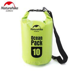 Naturehike 500D Ocean Waterproof Bag Outdoor River Upstream Drifting Bag Mobile Phone Clothing Waterproof Bag Shoulder Bag: 20L green