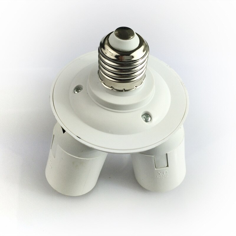 100-230 V Wit E27 1 3 E27 Lamp Caps lampholder 1to3 converter E40 om E27 led lamp lampvoeten socket