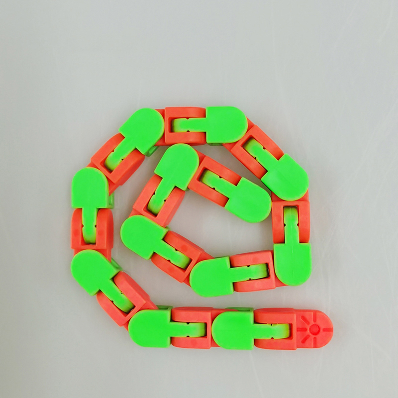 Decompression Fidget Toys Wacky Tracks Chain Anti Stress Toy Sensory Toy Autism Needs Squishy Stress Reliever Toys: 02