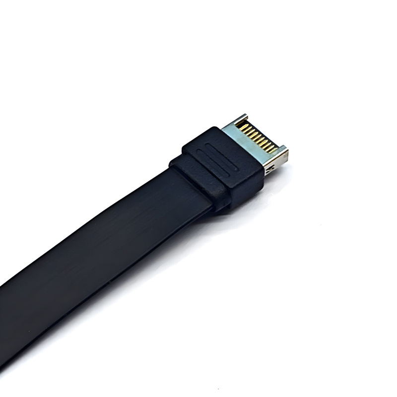 Cable de Panel frontal USB C de 30/50cm, conector adaptador tipo E a tipo C, Cable de extensión de soporte USB 3,2 GEN2 * 2 de 10/20Gb para PC de escritorio