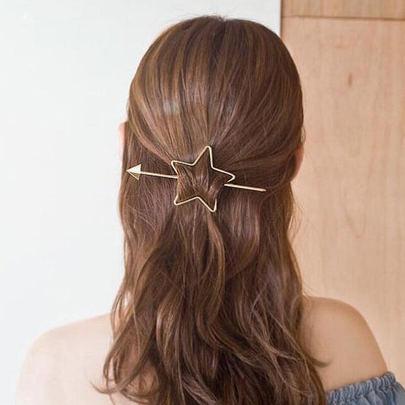 Original Alloy Round Top Hairpin Bun Cage Minimalist Bun Holder Cage Hair Stick Girl Hair Accessories Hair Jewelry