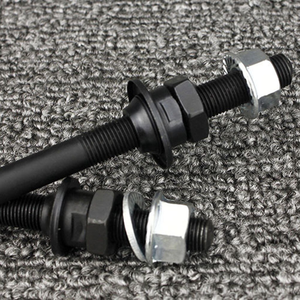 1 Pair Mountain Bike Wheel Hub Axle Front Rear Solid Spindle Shift Shaft Lever For MTB Road Bicycle Common Ball Hub Cycling Part