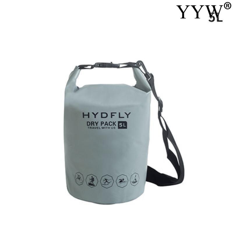 Water Sport Lifesaver Zwemmen Reddingsboei 1Pcs Float Zak Waterdichte Pvc Opblaasbare Zwemmen Reddingsboei Air Droog Tow Zeilen Beursgang tas: gray