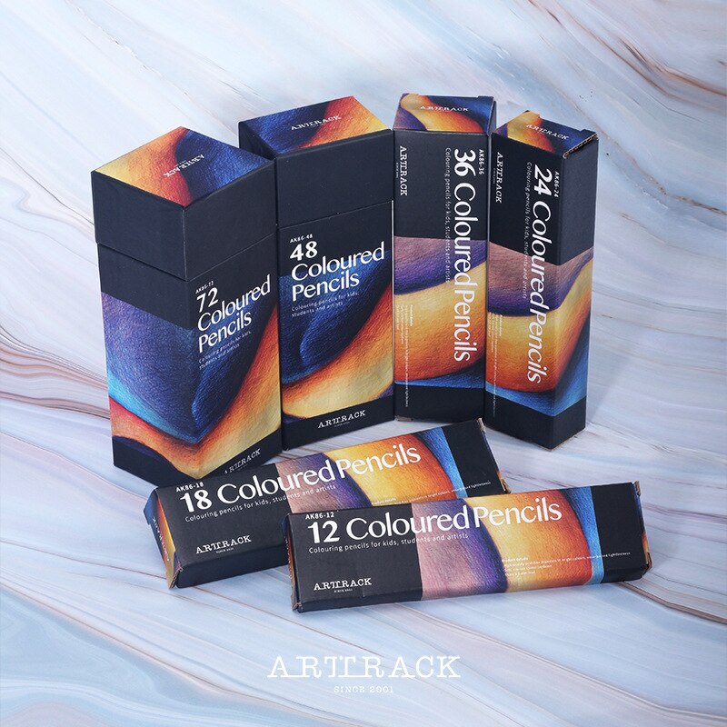 24/36/48/72/120/160 Colors Oily Color Pencil Artistic Color Lead Brush Sketch Wood Pencils Set Hand-Painted School Supplies