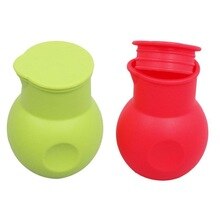 Silikon choklad smältkruka smält smör värme mikrovågsugn bakning hälla verktyg uppvärmning fondue maskin diy mini vattenfall hotpot: Ljusgrå