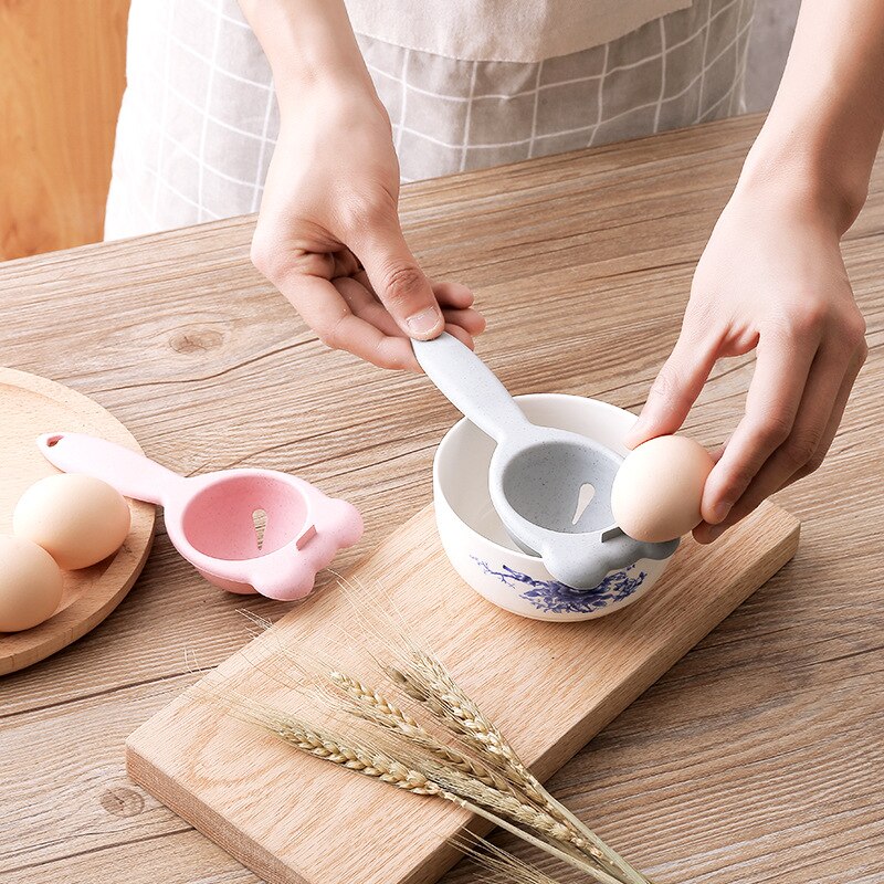 Separador de clara de huevo de plástico para el hogar, separador de filtro de yema de huevo, utensilios de repostería para cocina, accesorios de cocina al por mayor