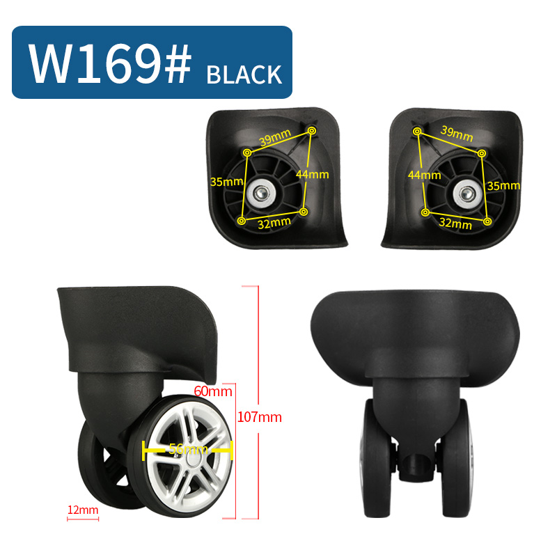 Luggage Replacement Wheels Suitcase on Wheels Replacement 14-30 Inch Luggage Accessories Silent Wheels for A Luggage Casters: Deep Red