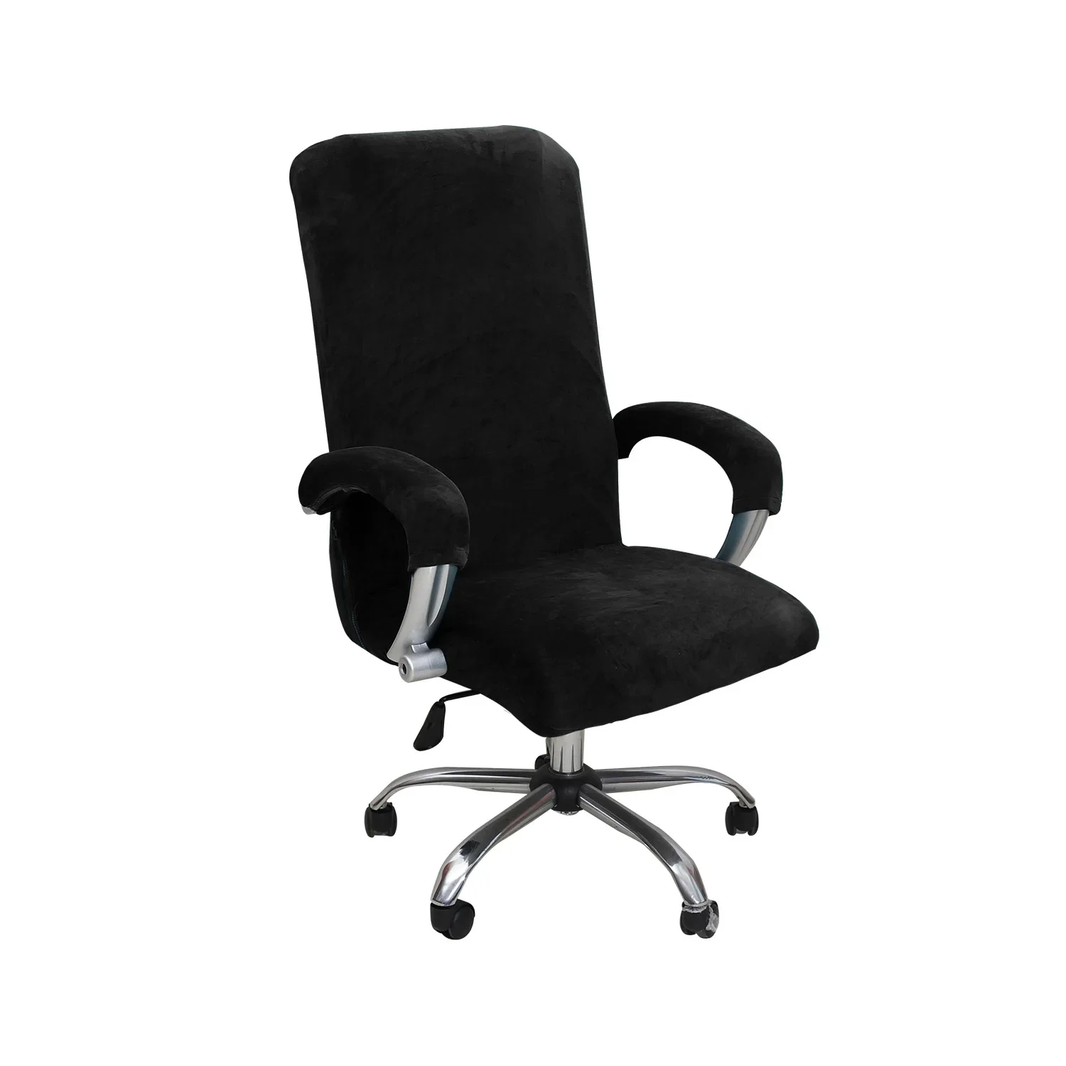 Fundas para sillas De ordenador De oficina, Protector De sillón, negro, azul, , Housse De Chaise, incluye reposabrazos, fundas para sillas De Gamer De Velet: Negro / 60 x 150 cm