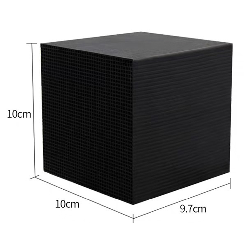 Eco-Aquarium Kubusfilter Sterke filtratie en absorptie geactiveerd ​ Houtskoolkubusreiniger voor buiten kamperen, picknickvissen