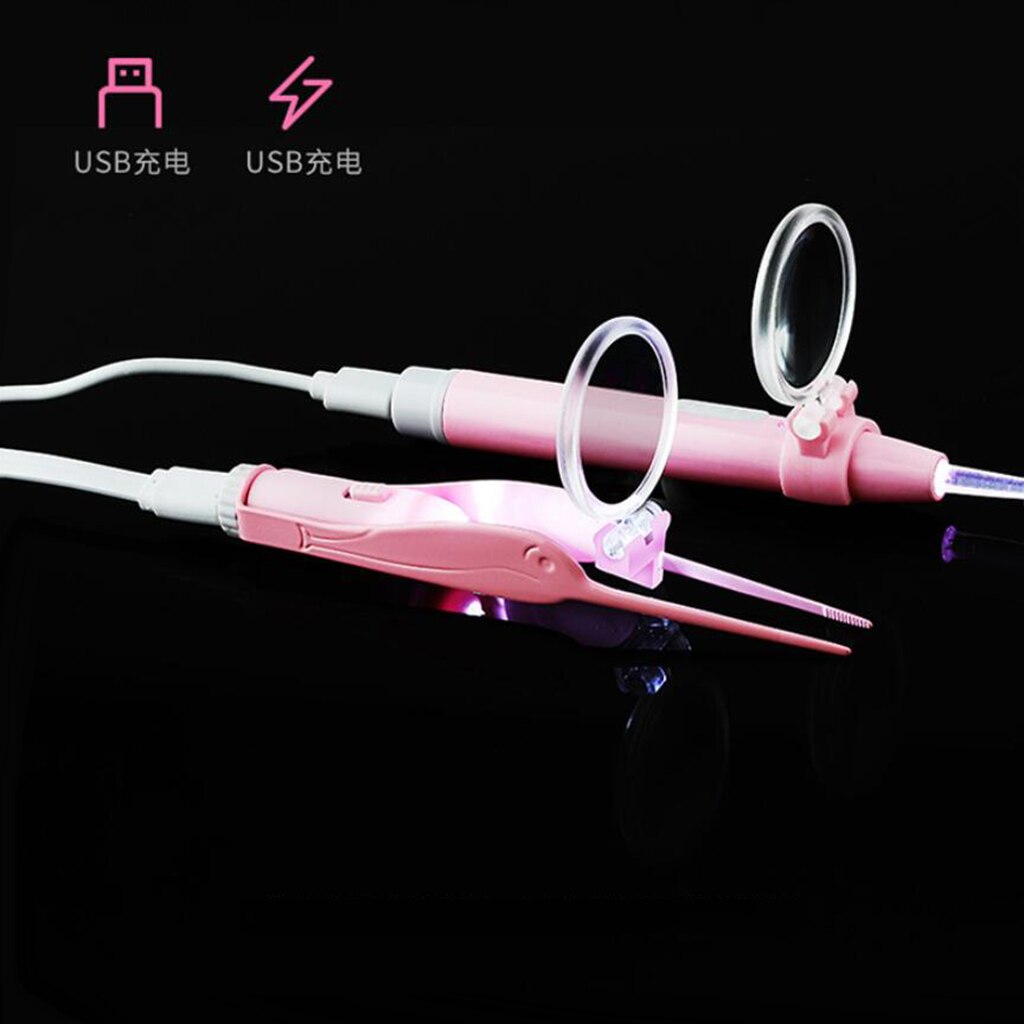 LED Ear Pick Curette Scoop Remover Nose Pick Cleaner Tools Set Ear Wax Removal Tools Visible Ear Spoons Ear Picker Light: Choice 5