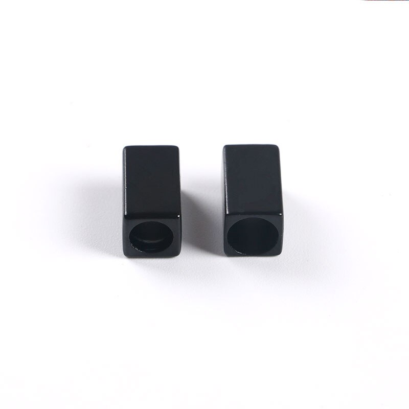 Stopper Cord Ends Lock Rectangle Alloy Metal buckle for Bag Shoes Sportswear Garment Lanyard Accessories 50pcs