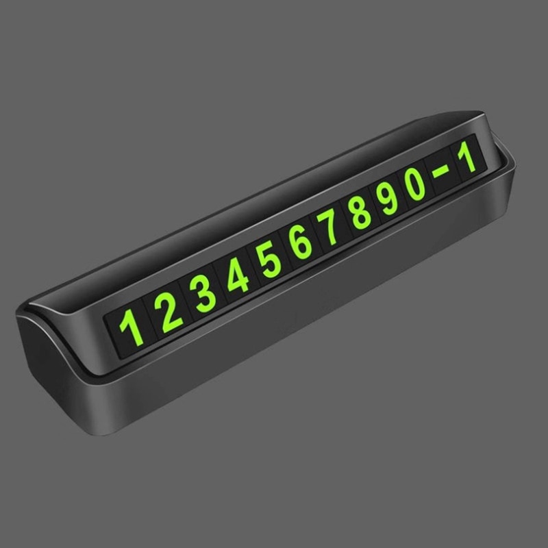 1 sztuk tymczasowe parkowanie samochodu wizytówka z numerem telefonu parking akcesoria samochodowe ukryty przełącznik numer karty parkingowej naklejki fluorescencyjne