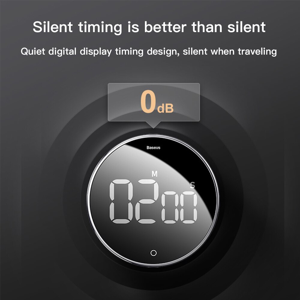 LED Digital Timer For Cooking Shower Study Sports Alarm Clock Magnetic Electronic Countdown Timer Home Kitchen Accessories