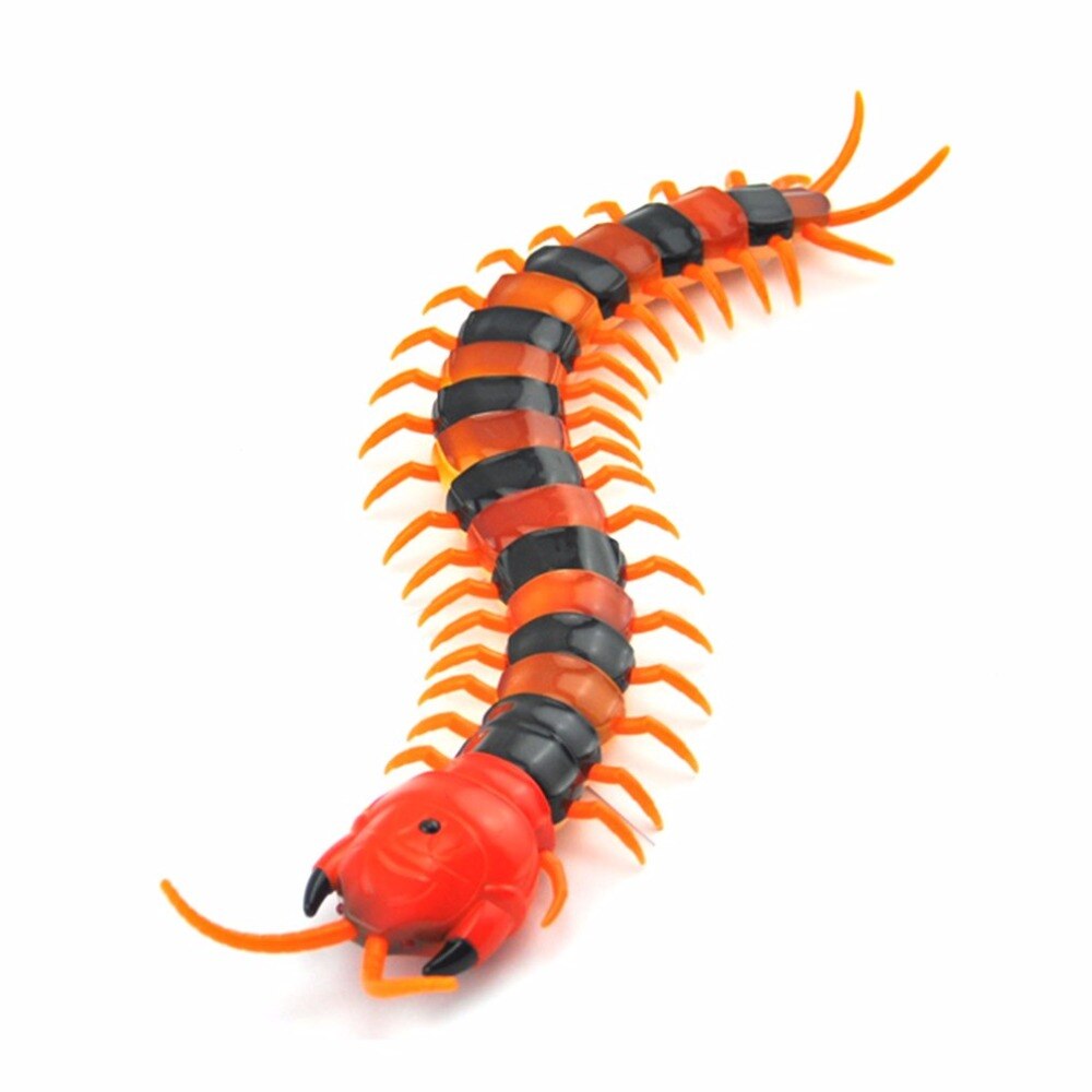 NEUE Elektrische Infrarot RC Tausendfüßler Simulation Insekten Fernbedienung Tausendfüßler Wiederaufladbare Elektrische Heikles Lustige Katze Hund Spielzeug