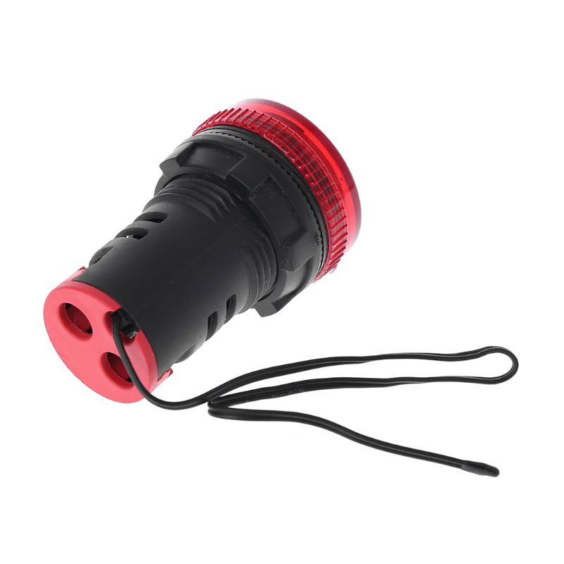 Termómetro Digital LED de 22mm -20-199 Celsius, medidor de temperatura redondo, Sensor Detector para coches y camiones, CA 50-380V