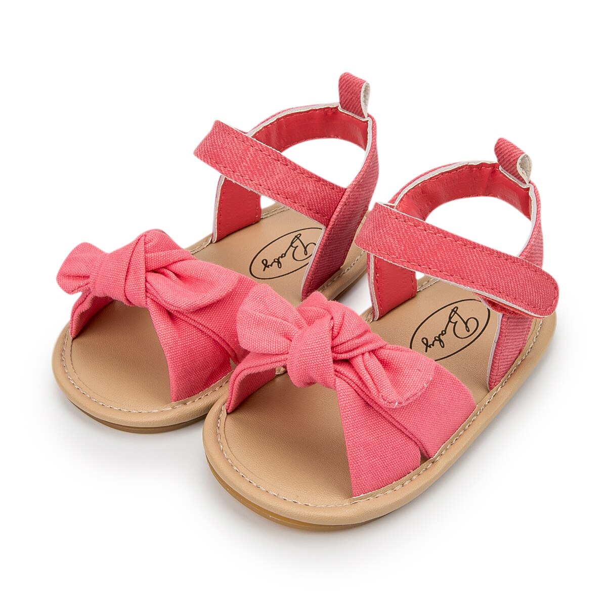 Sandals Baby Girls Cute Bowknot Princess Shoes Toddler Infant Flat Soft-Sole Summer Sandals Non-slip Shoes Crib