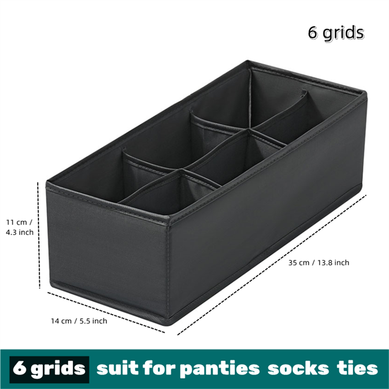 Lade ondergoed opbergorganisator sokken en beha broek opbergdoos kast lade organisator voor kleding stropdassen kledingkast kleding: Army Green