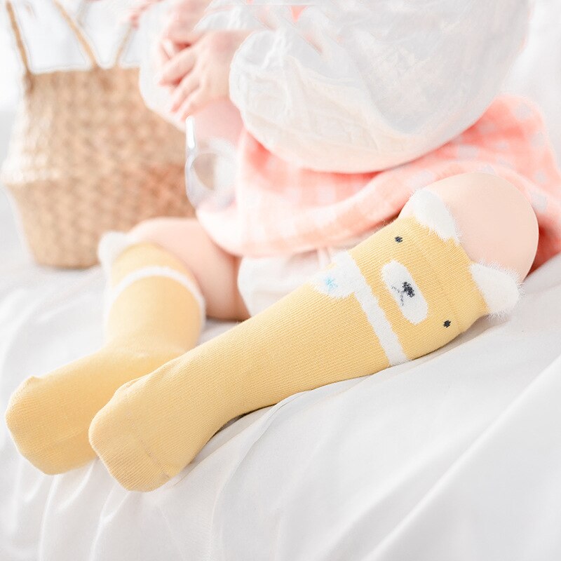 Calzini per bambini sciarpa autunno/inverno calzini per orsi tenere al caldo calzini per bambini ragazzi ragazze calzini da pavimento accessori per abbigliamento per bambini