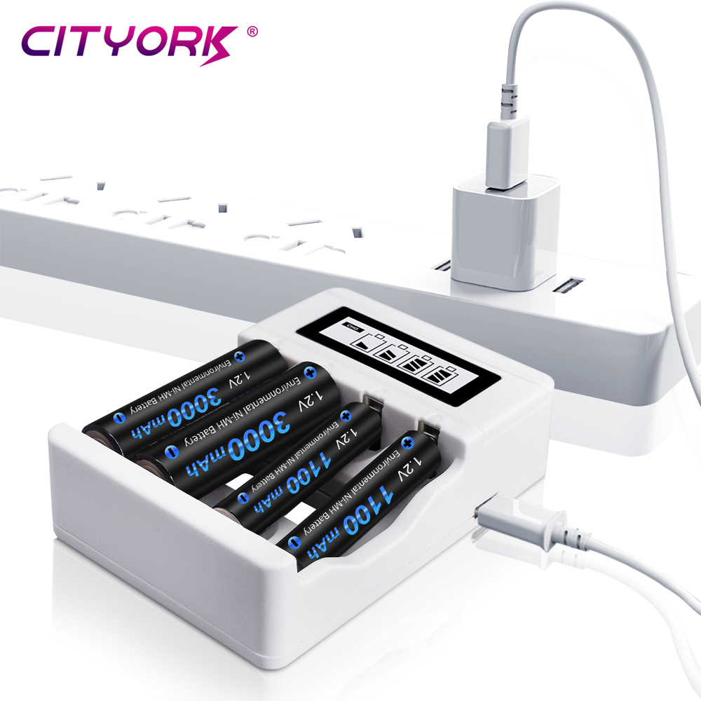 CITYORK 1.2V AAA NIMH akumulator 3A NI-MH akumulatory AAA z opakowaniem na baterie do zdalnie sterowanych zabawek myszy